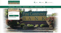 Desktop Screenshot of firstcommercebank.net